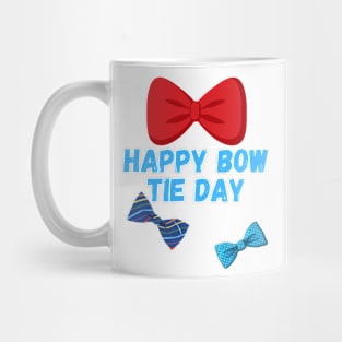 Happy Bow Tie Day Mug